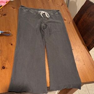 THE GREAT grey ankle sweat pants 0